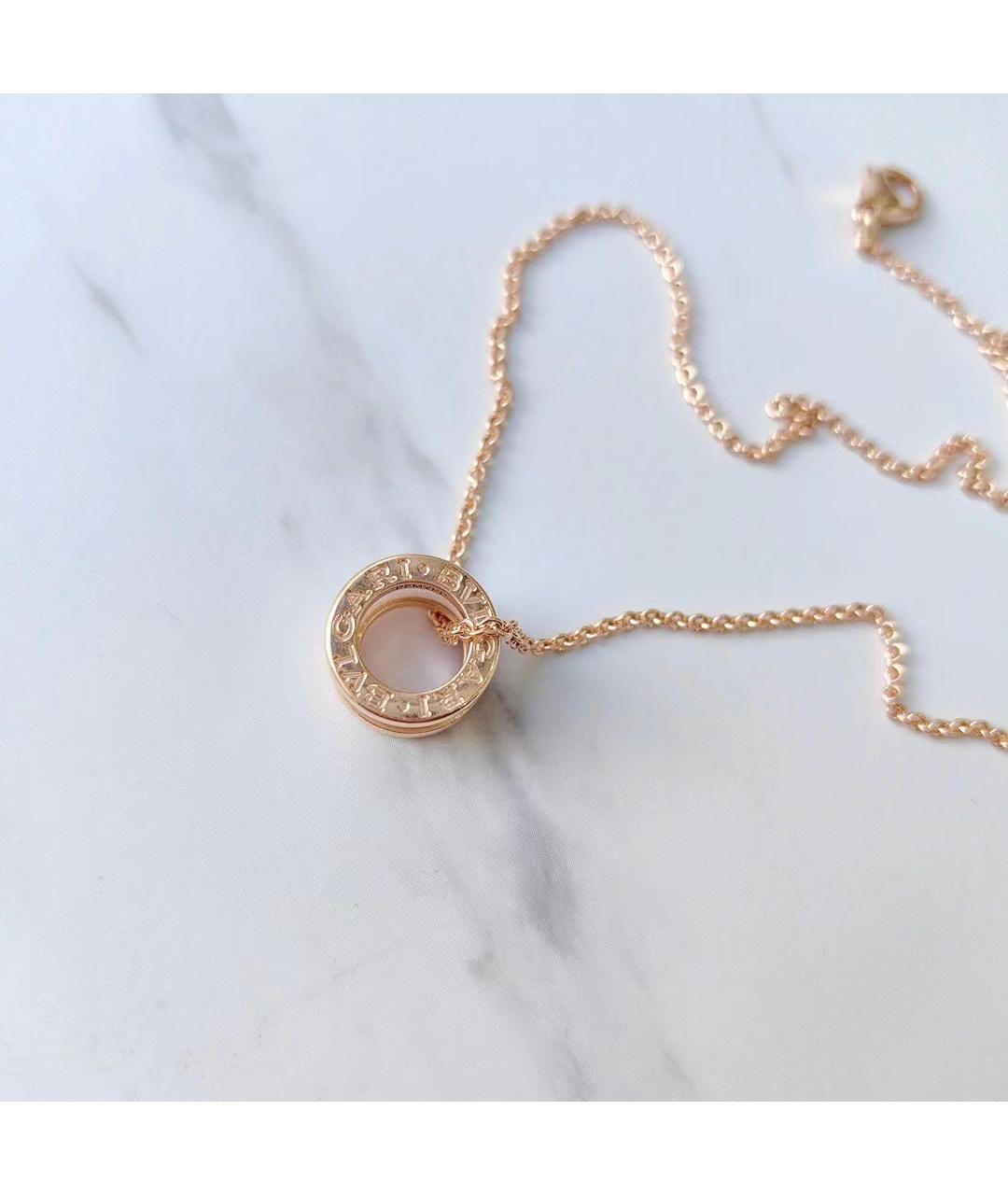 BVLGARI Золотое колье из розового золота, фото 7