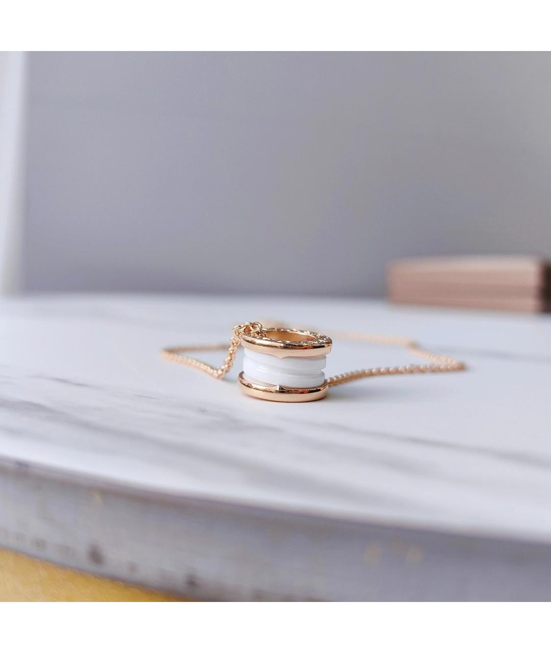 BVLGARI Золотое колье из розового золота, фото 8