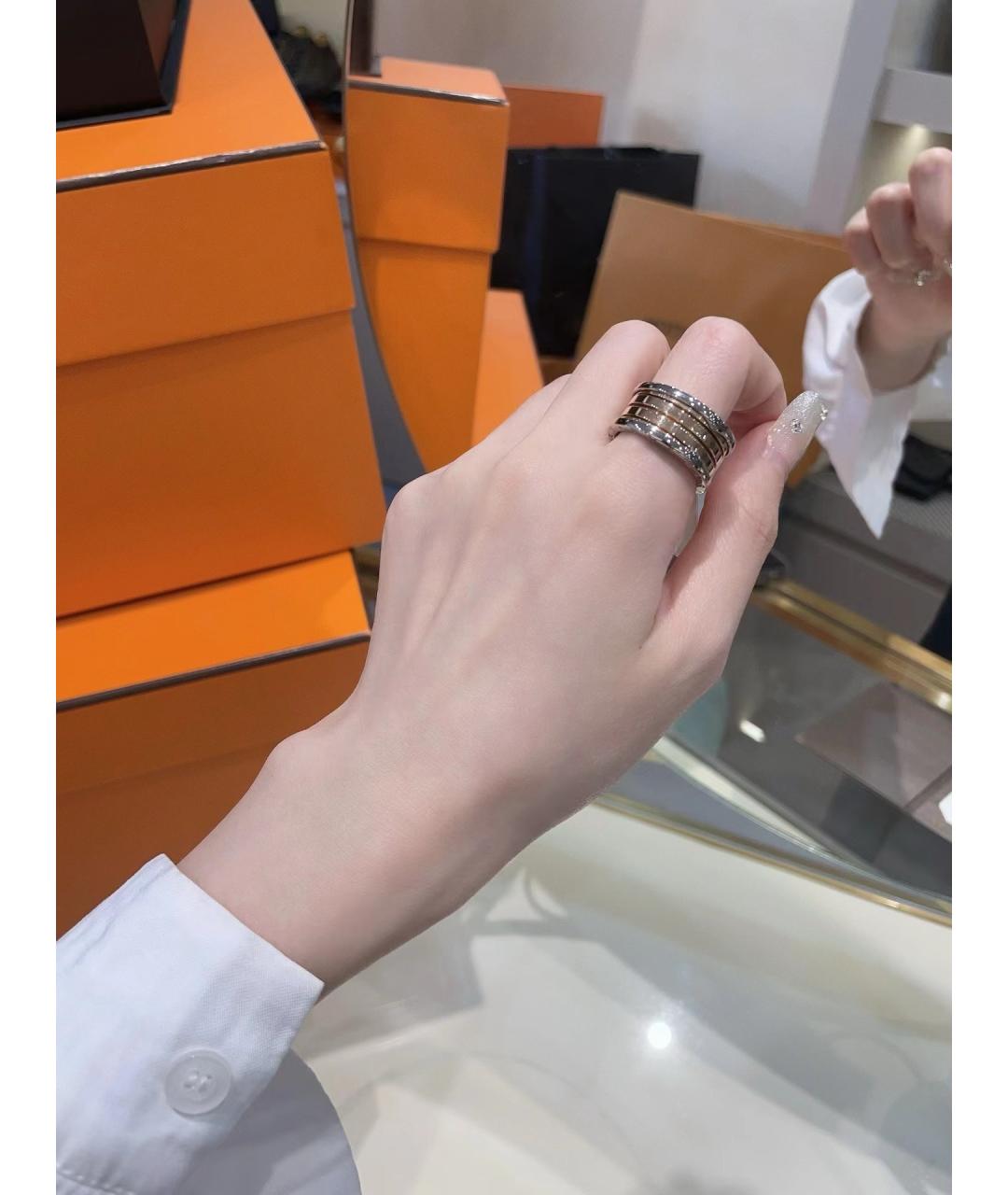 BVLGARI Золотое кольцо из белого золота, фото 3