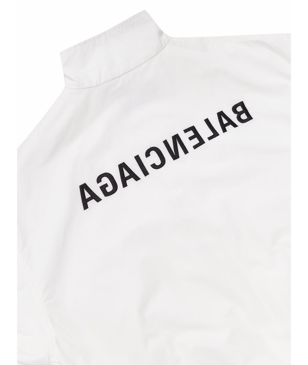 BALENCIAGA Белая хлопковая куртка, фото 6