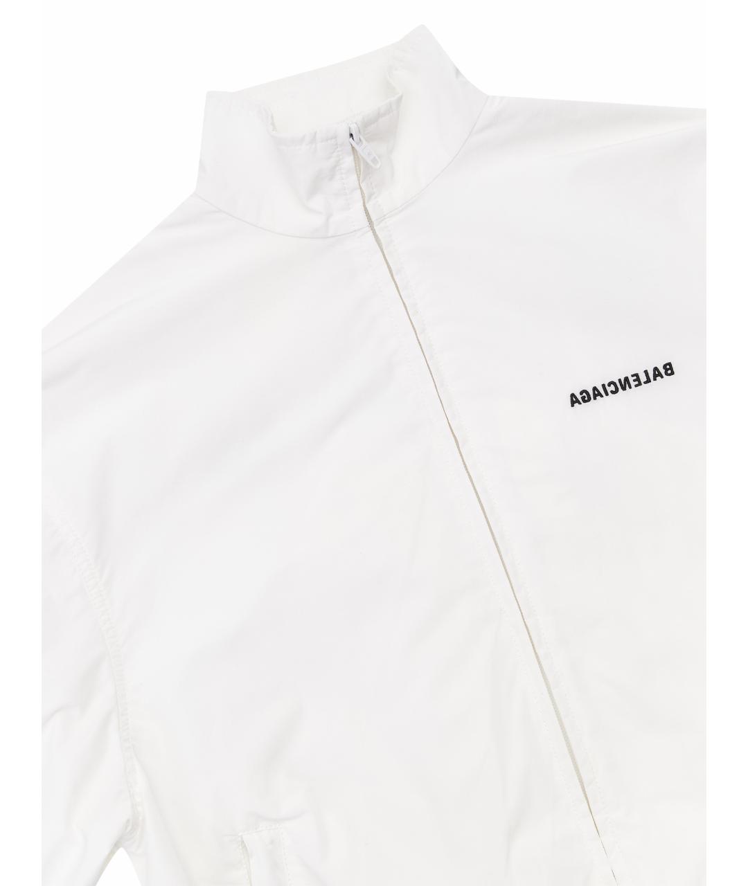 BALENCIAGA Белая хлопковая куртка, фото 8