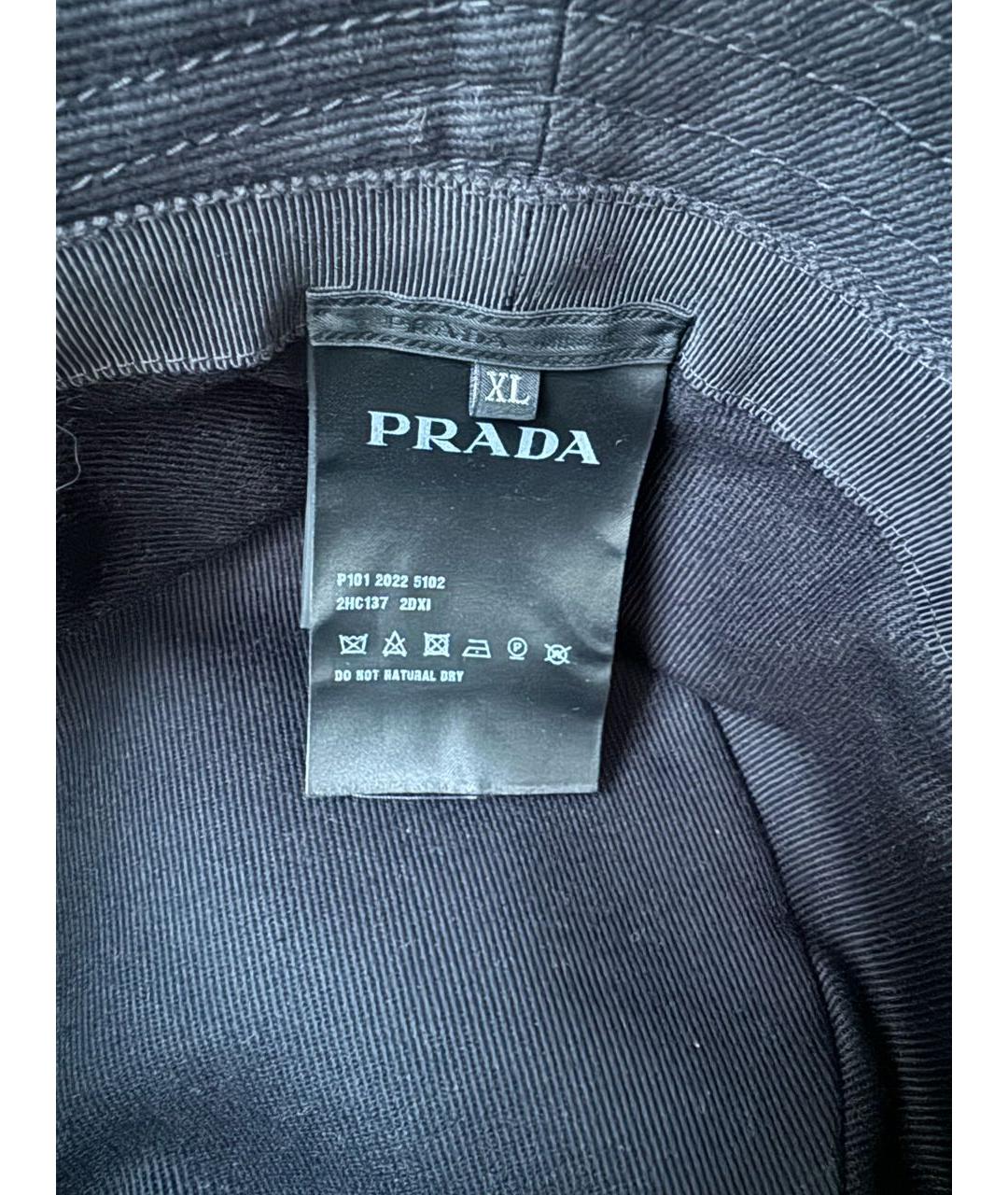 PRADA Черная шляпа, фото 5