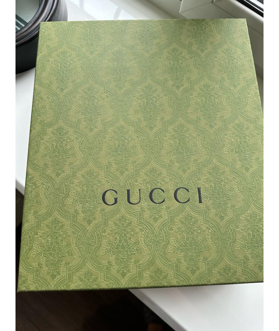 GUCCI Черные кожаные полусапоги, фото 8