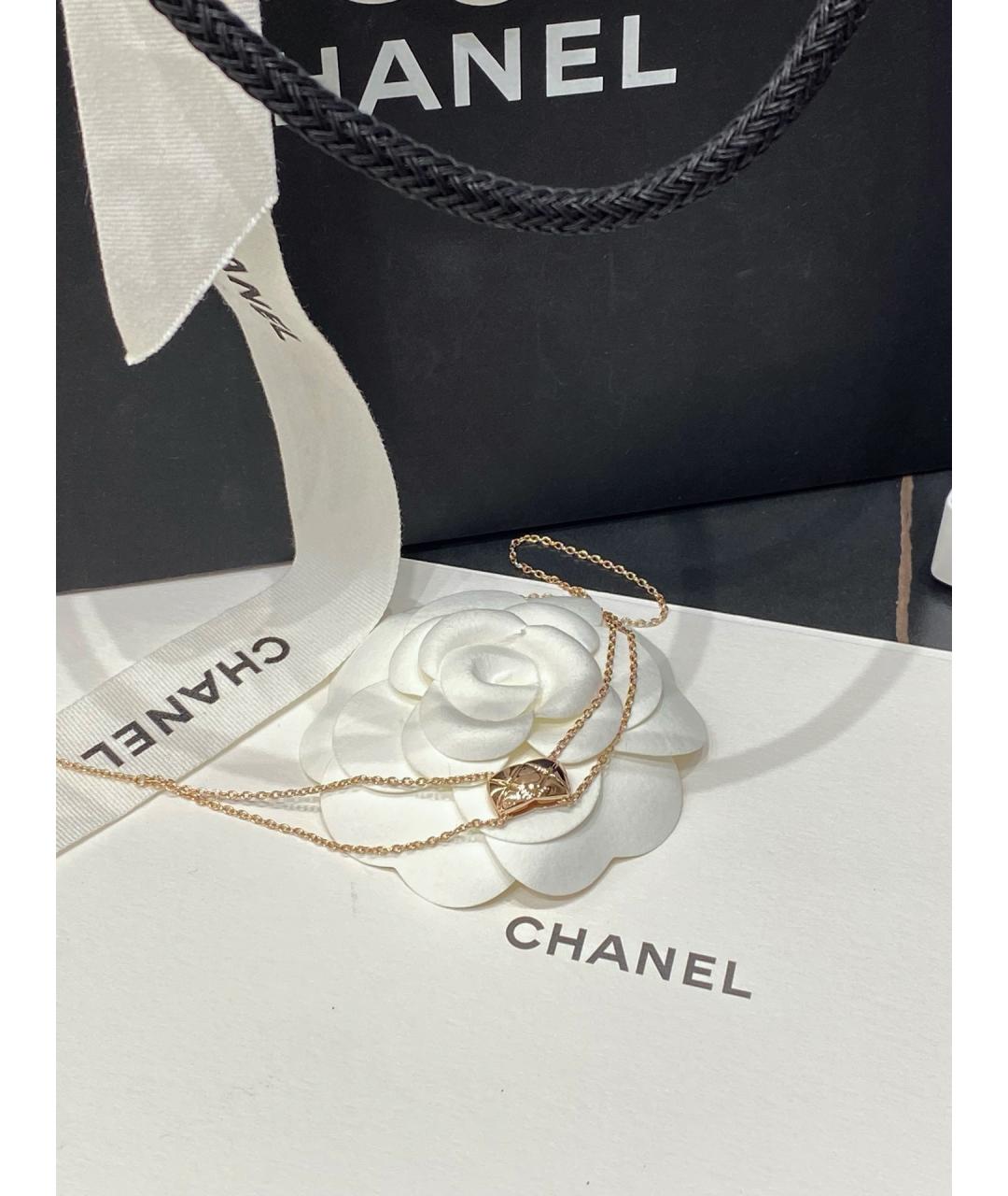 CHANEL Розовая подвеска из розового золота, фото 6