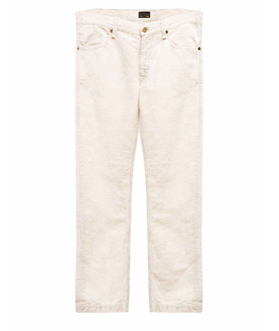 FENDI Хлопковые прямые джинсы, фото 1