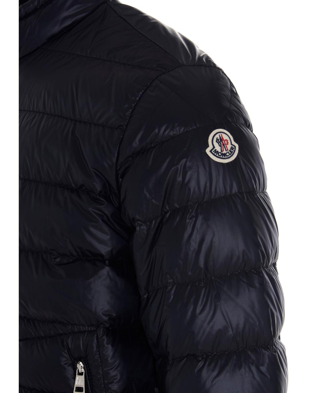 MONCLER Синяя полиамидовая куртка, фото 4