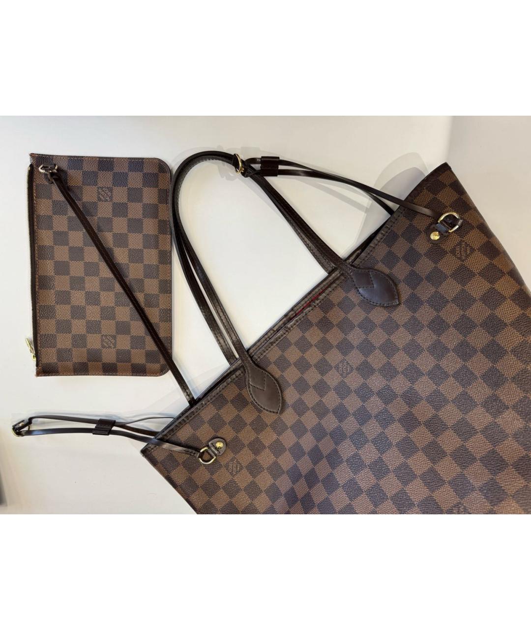 LOUIS VUITTON Коричневая сумка тоут, фото 2