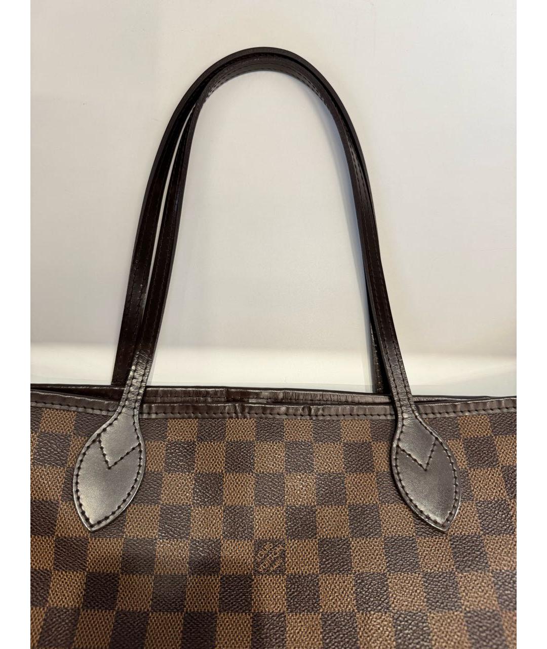 LOUIS VUITTON Коричневая сумка тоут, фото 7