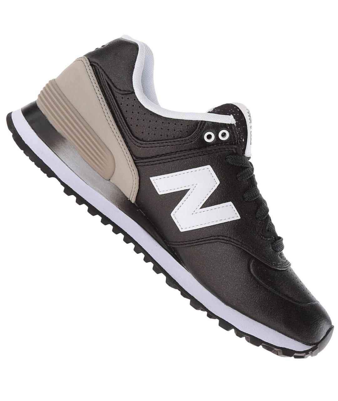 NEW BALANCE Черные кожаные кроссовки, фото 6