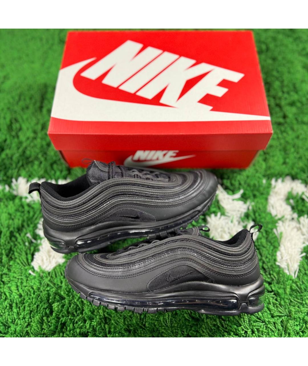 NIKE Черные низкие кроссовки / кеды, фото 2