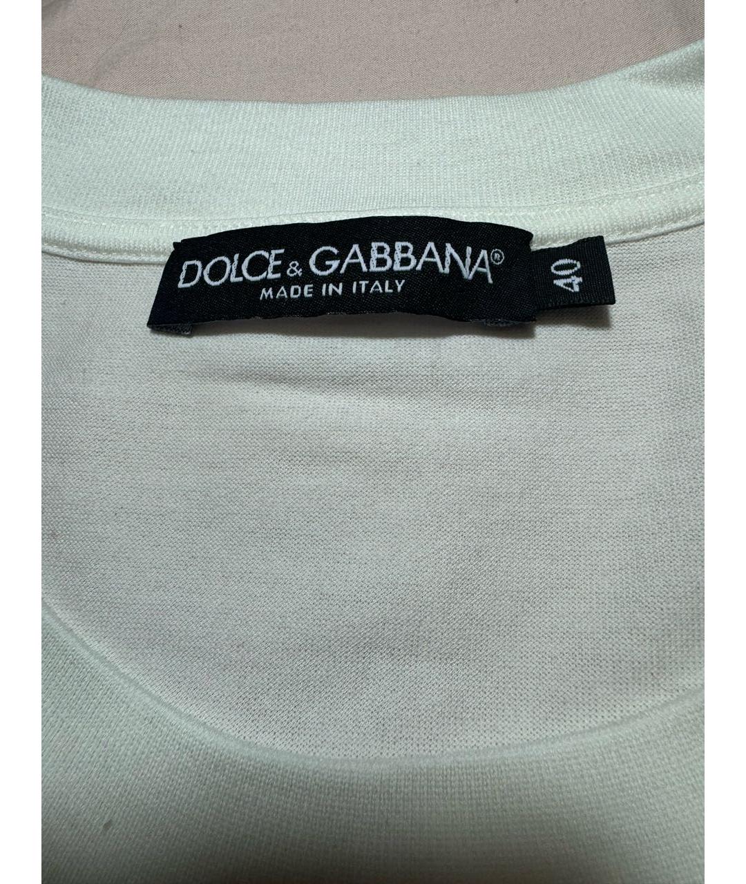 DOLCE&GABBANA Мульти хлопковая футболка, фото 2