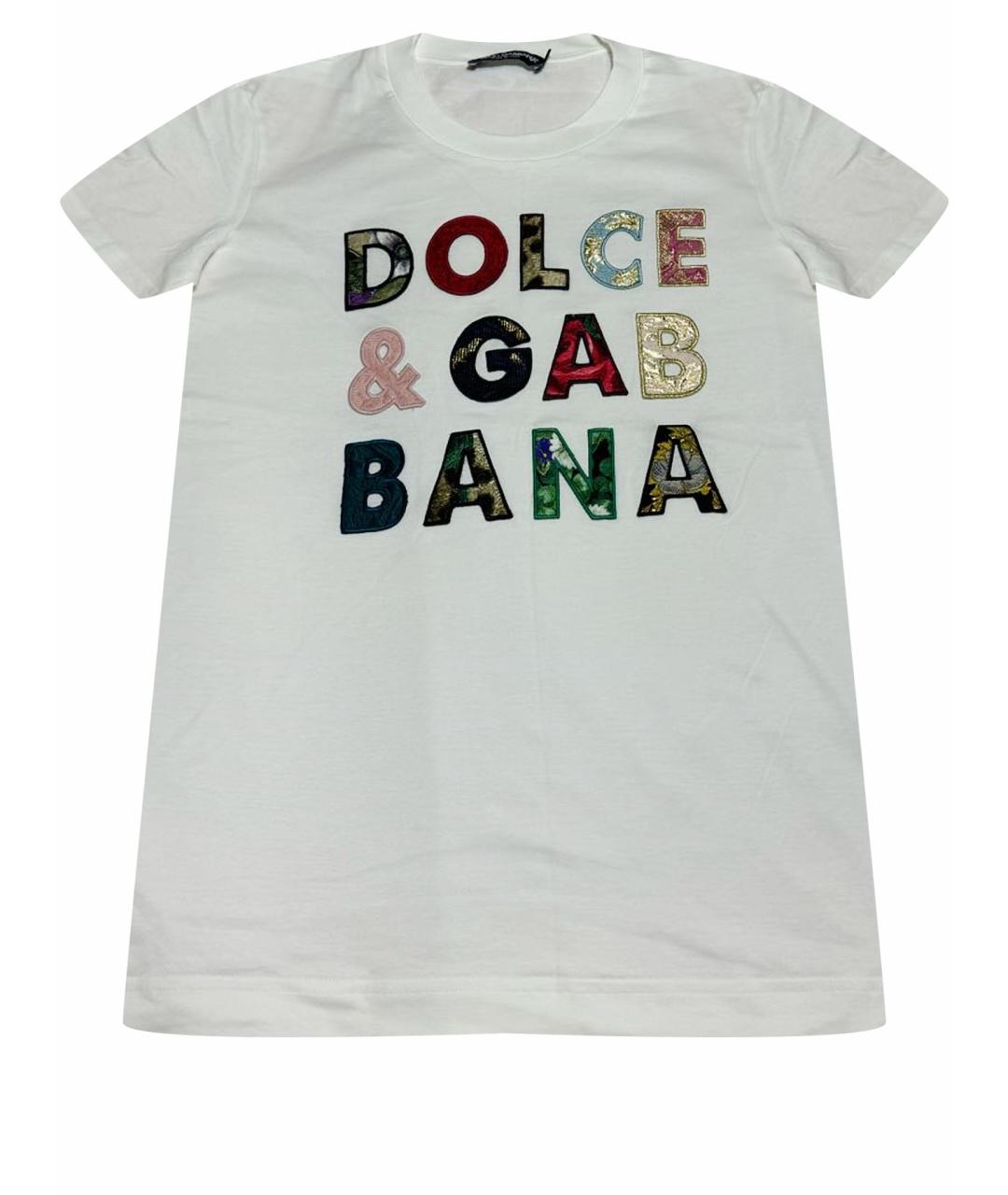 DOLCE&GABBANA Мульти хлопковая футболка, фото 1