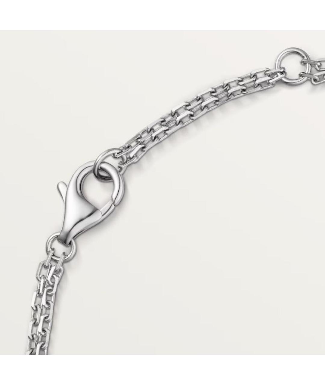 CARTIER Серебрянный браслет из белого золота, фото 3