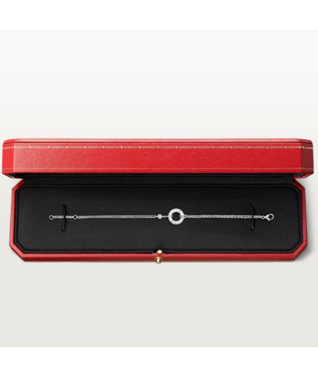 CARTIER Серебрянный браслет из белого золота, фото 5