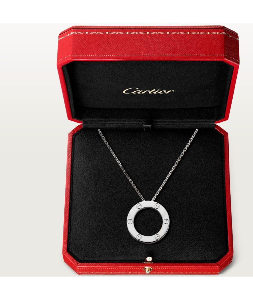 CARTIER Серебряная подвеска из белого золота, фото 5