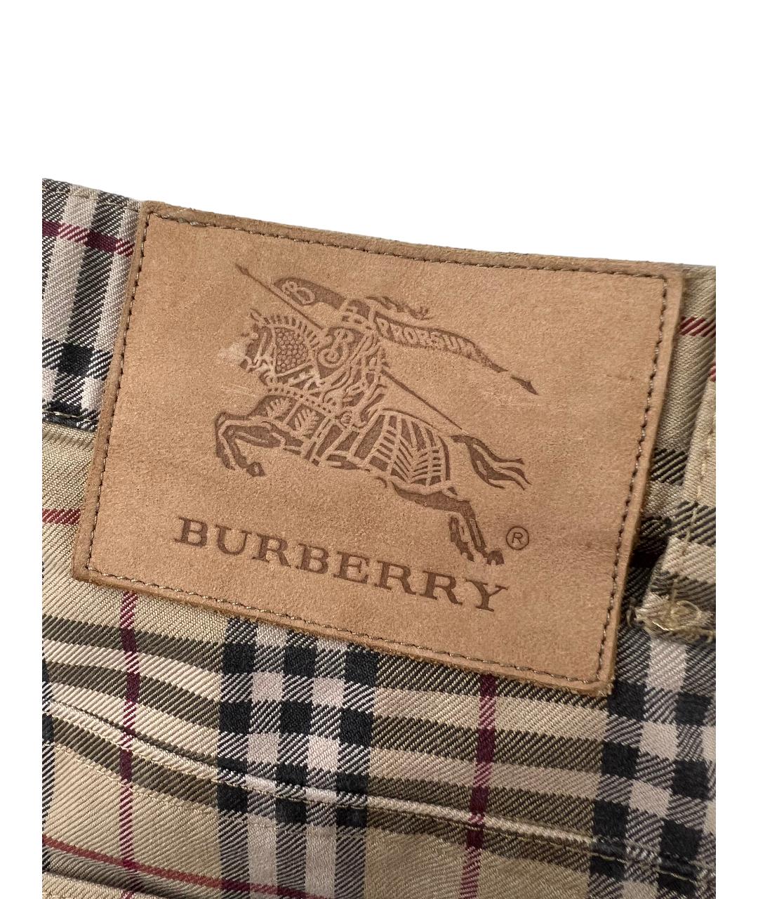 BURBERRY Мульти повседневные брюки, фото 3