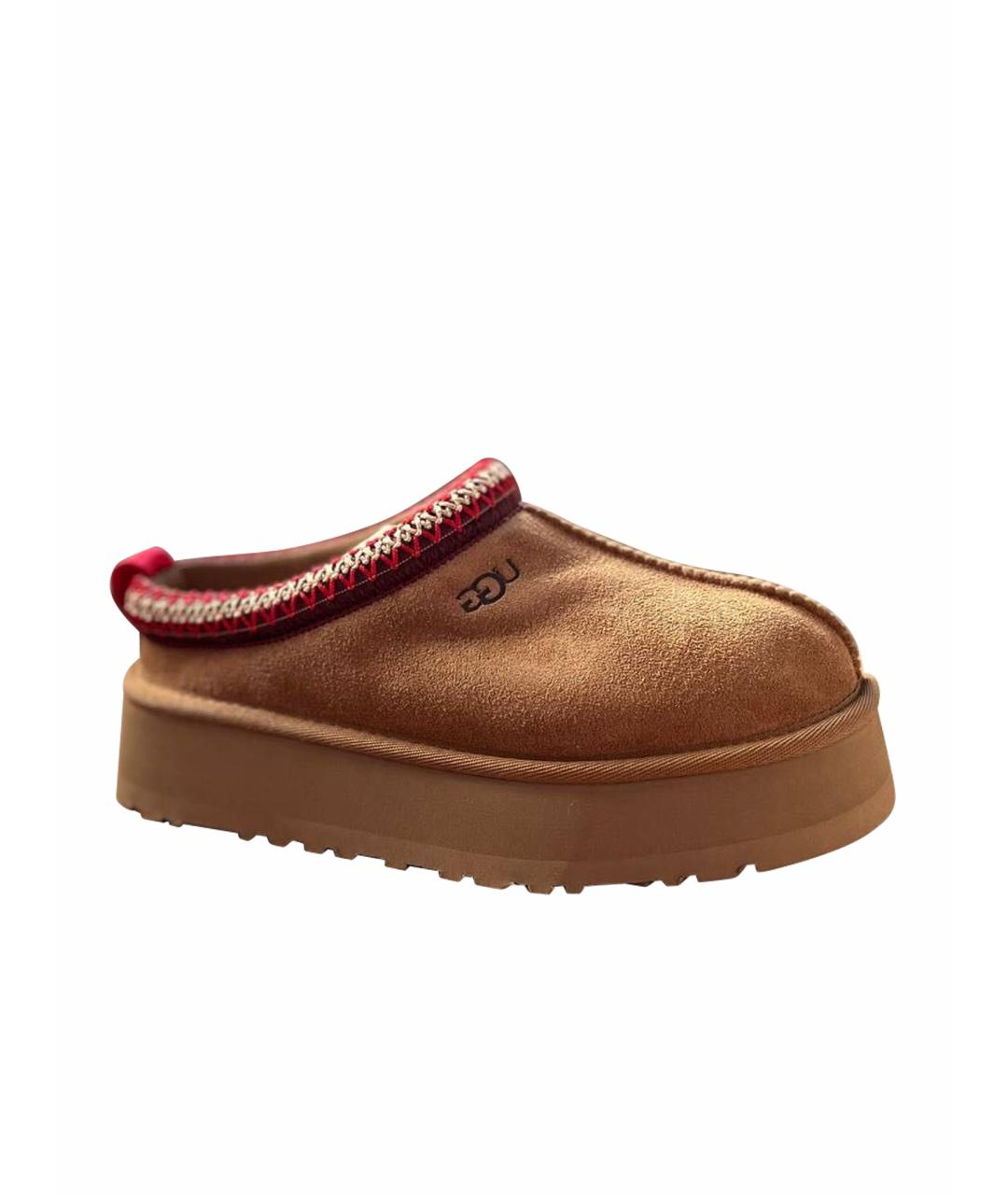 UGG AUSTRALIA Красные замшевые ботинки, фото 1