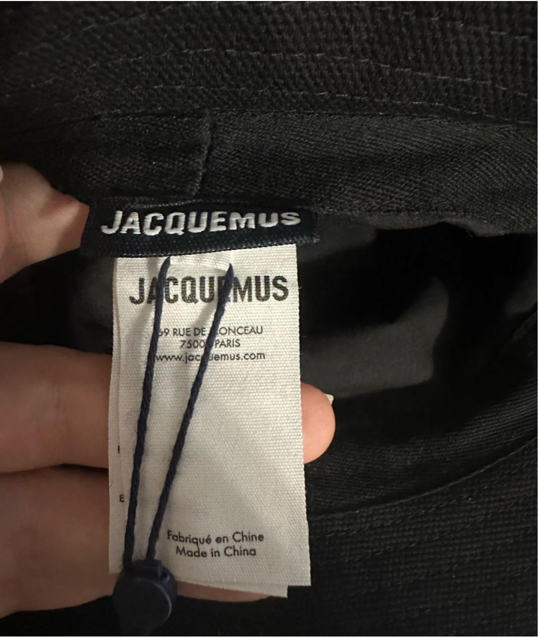 JACQUEMUS Черная панама, фото 4