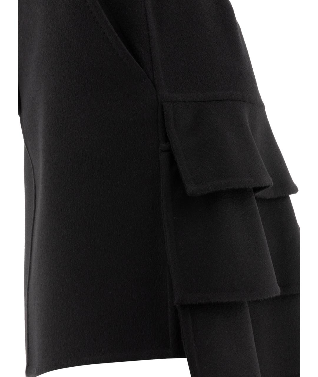 MAX MARA Черная шерстяная юбка мини, фото 4
