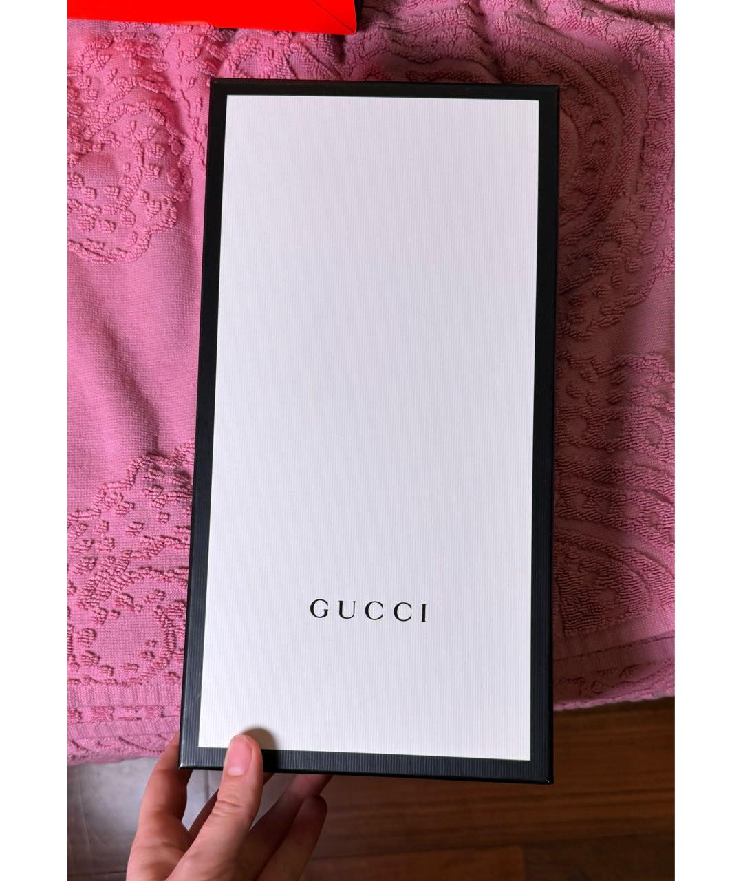 GUCCI Фуксия шелковый платок, фото 4