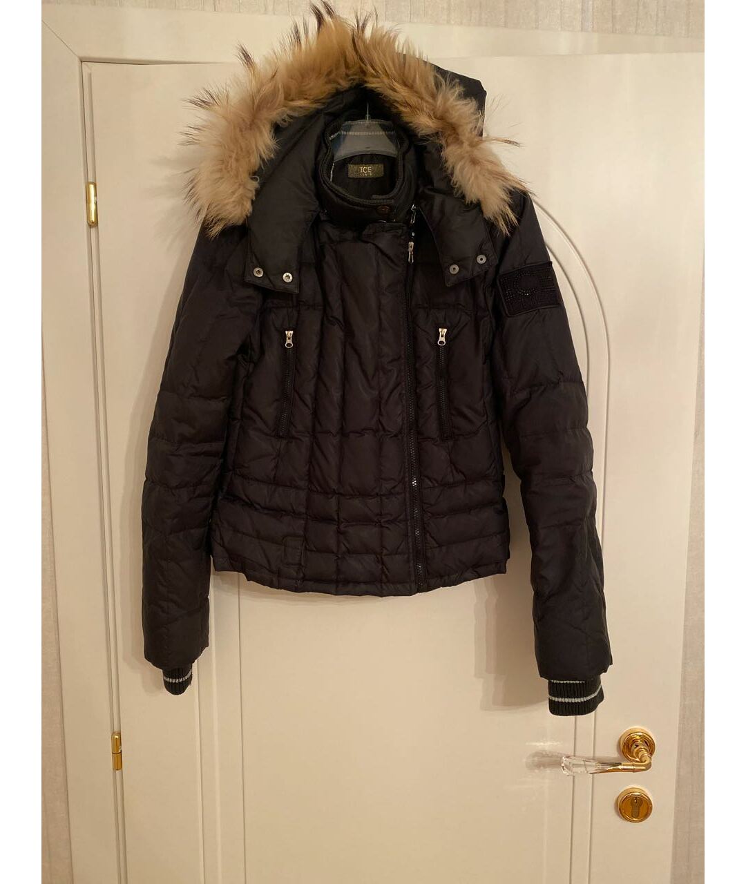 ICEBERG Черная полиамидовая куртка, фото 6
