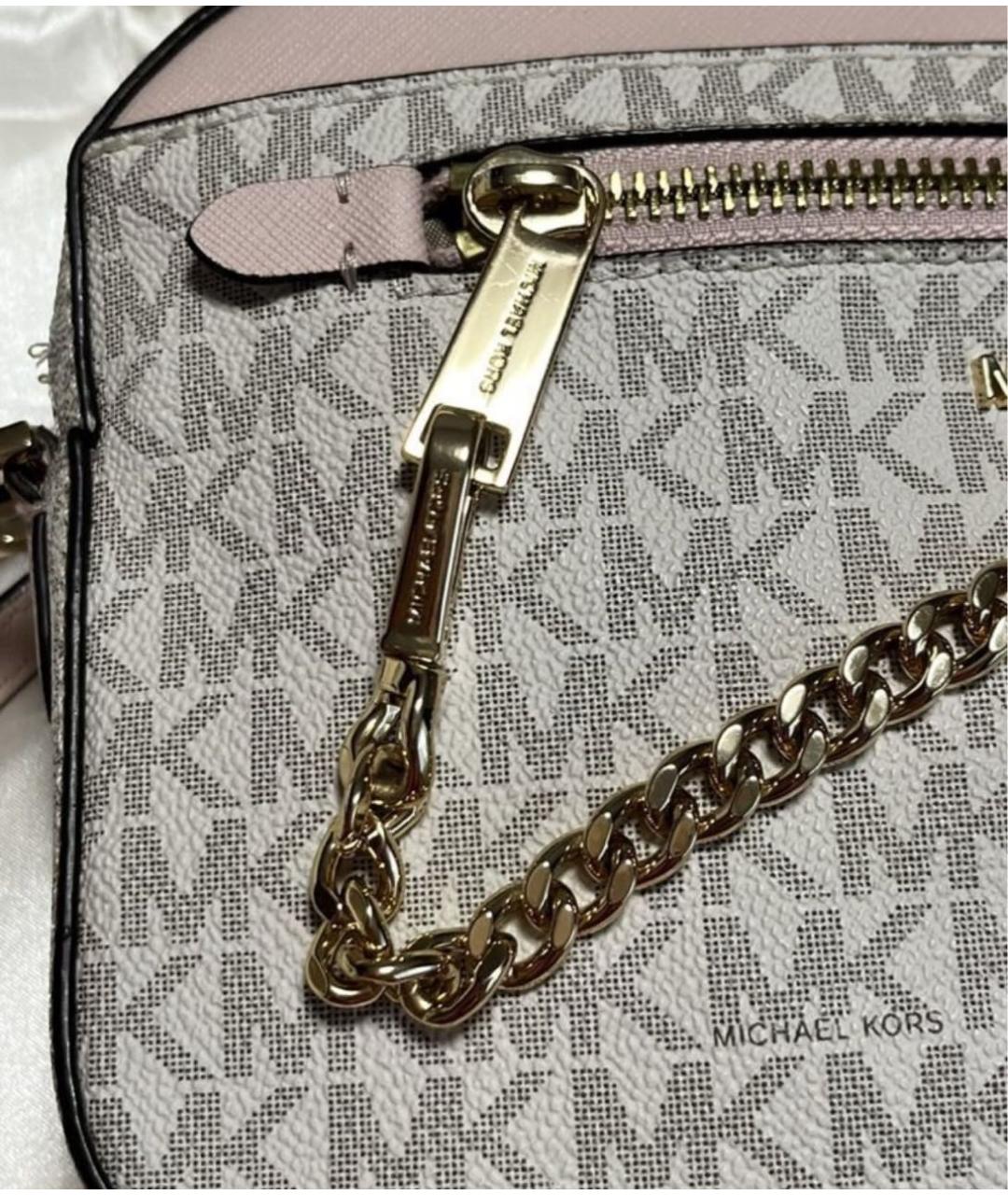 MICHAEL KORS Белая сумка через плечо, фото 4