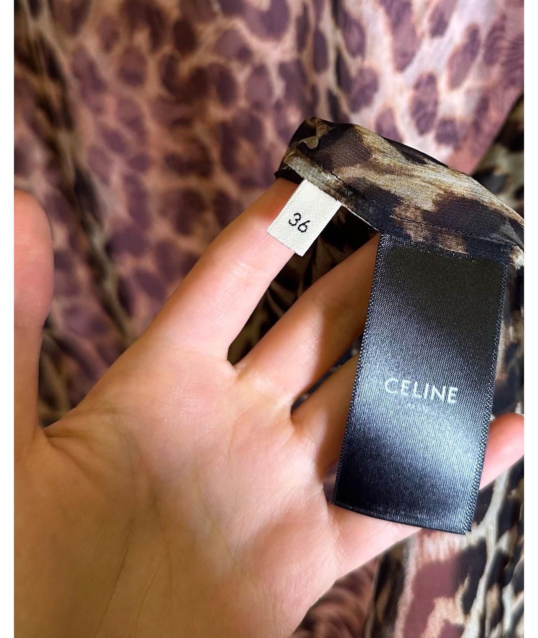 CELINE Шифоновая блузы, фото 4