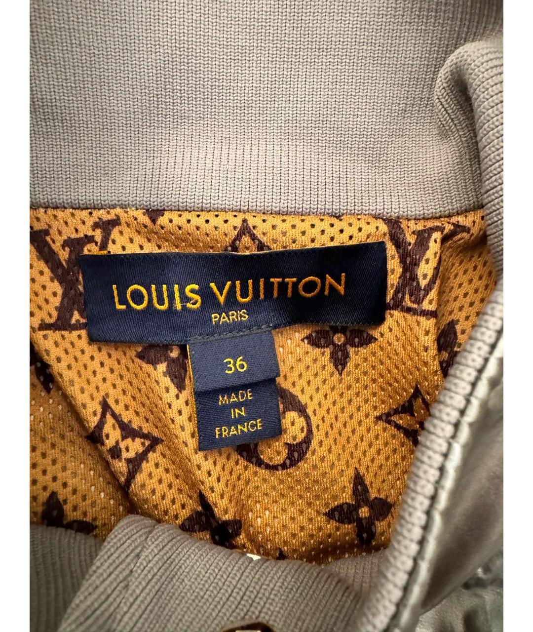 LOUIS VUITTON Серебряная куртка, фото 5