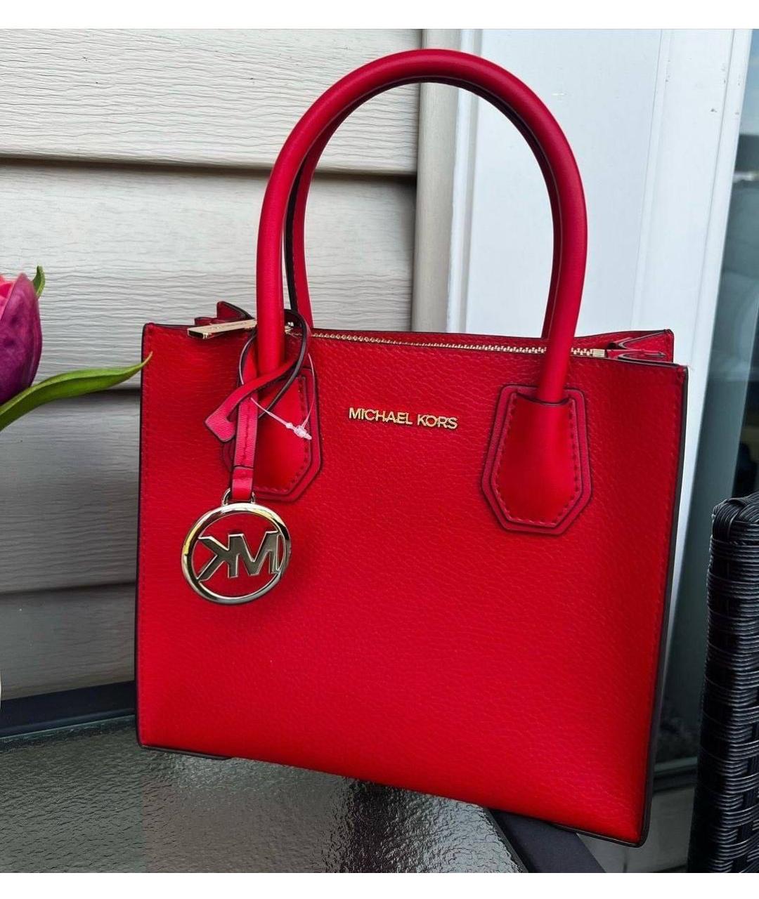 MICHAEL KORS Красная сумка через плечо, фото 2