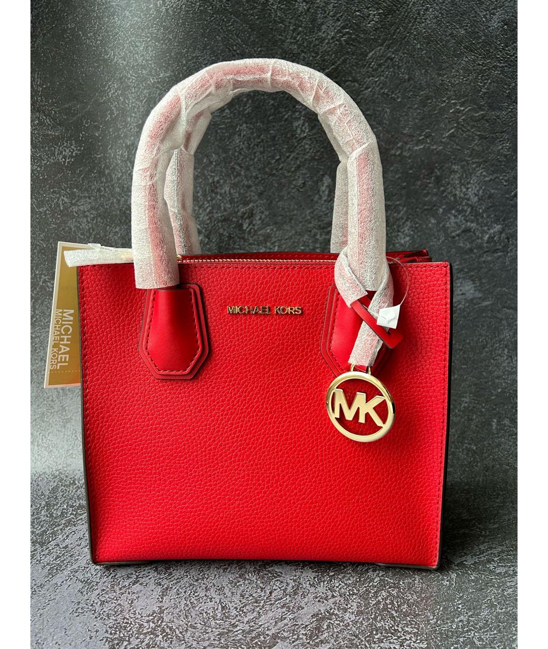 MICHAEL KORS Красная сумка через плечо, фото 3