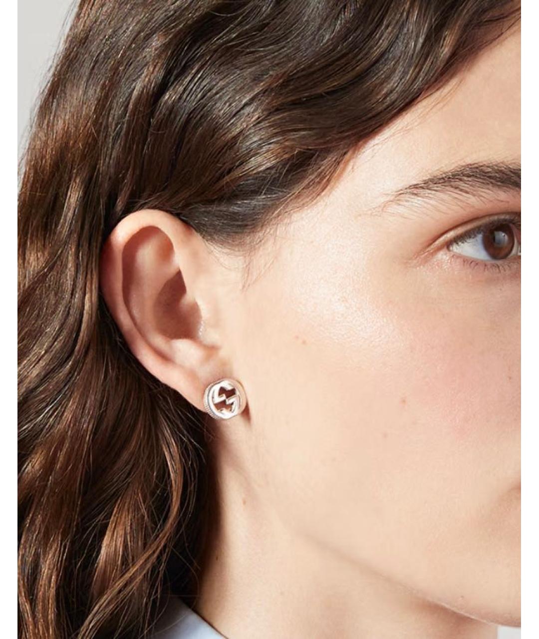 GUCCI Серебряные серебряные серьги, фото 3