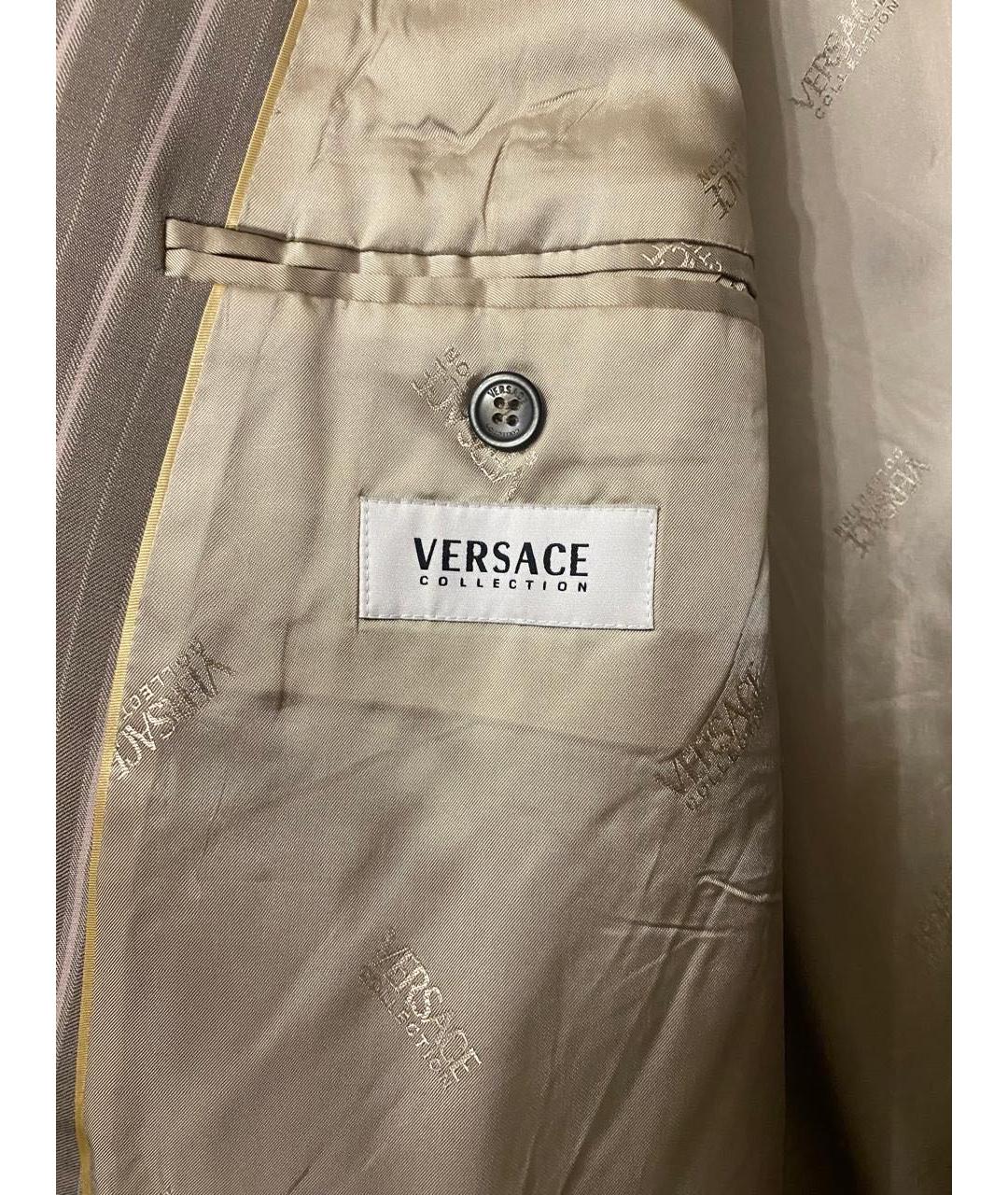 VERSACE COLLECTION Бежевый пиджак, фото 4