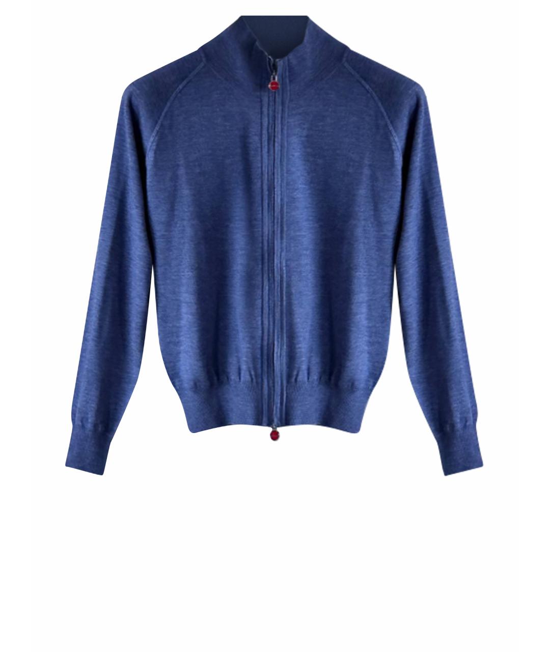 KITON Синий кардиган, фото 1
