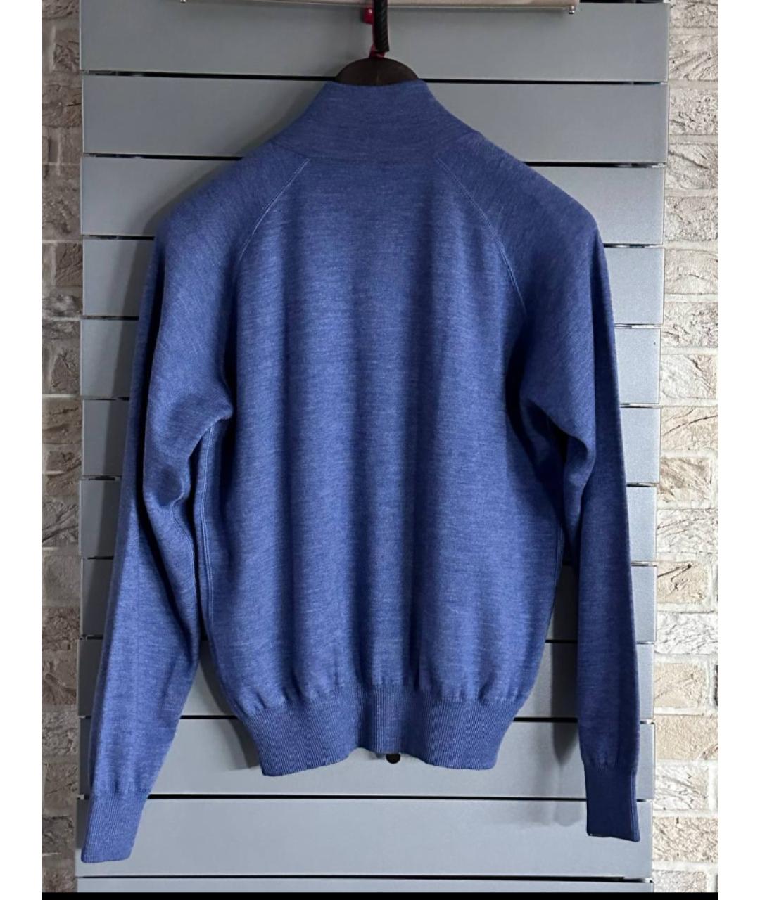 KITON Синий кардиган, фото 2
