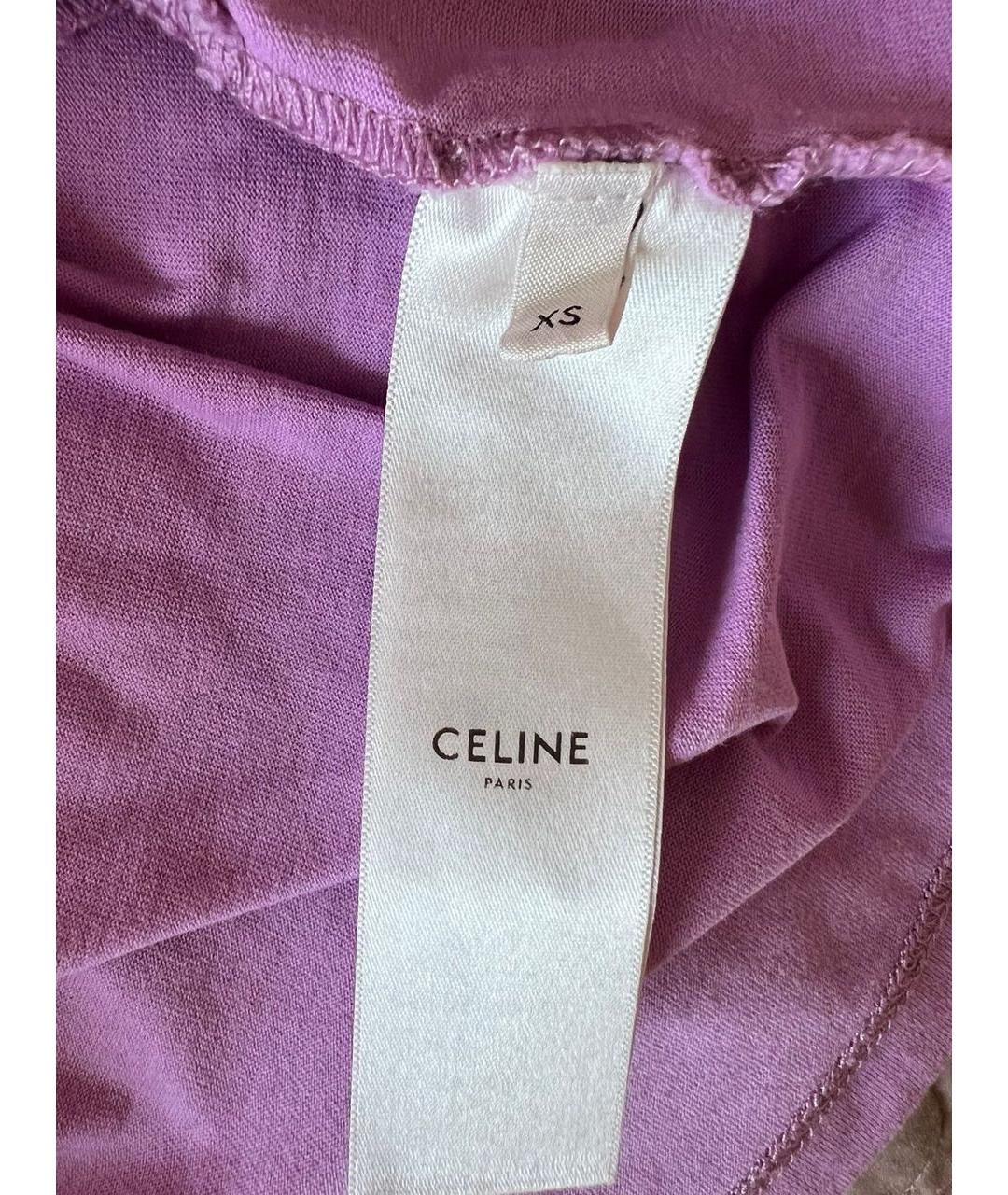 CELINE Хлопковая футболка, фото 5