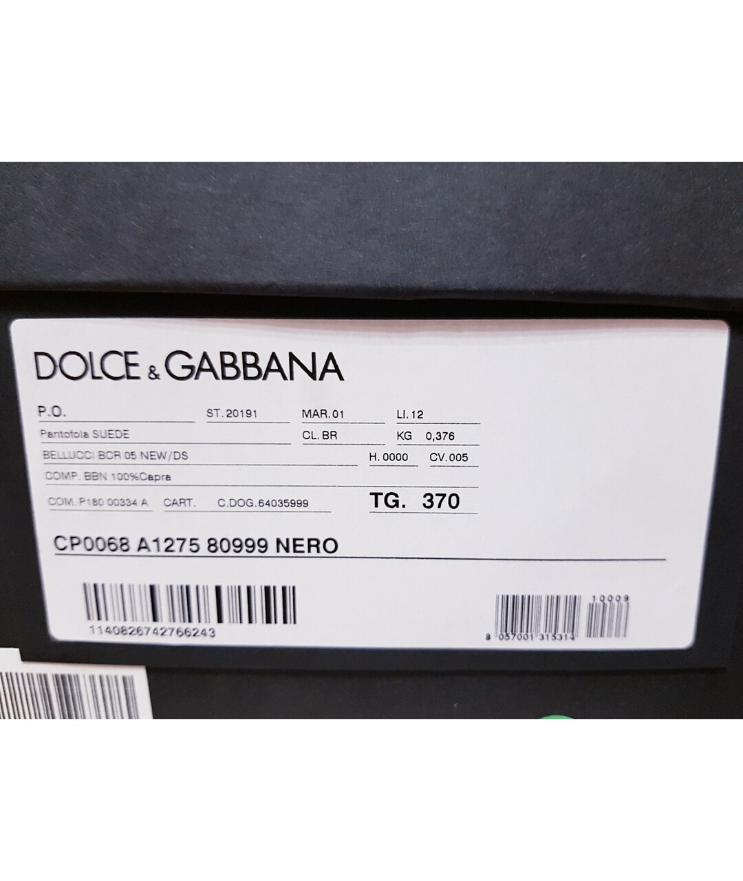 DOLCE&GABBANA Черные кожаные босоножки, фото 8