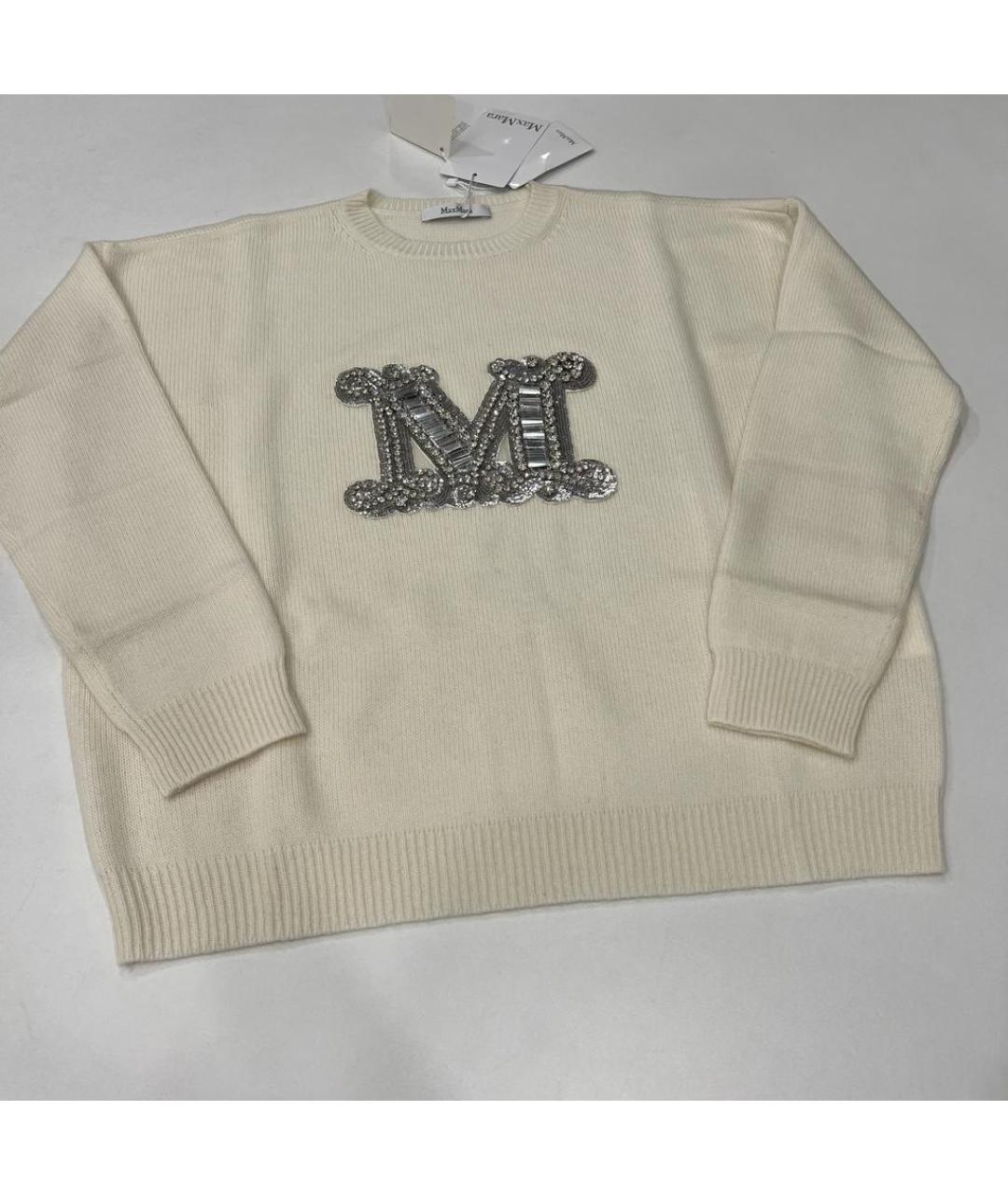 MAX MARA Белый джемпер / свитер, фото 4