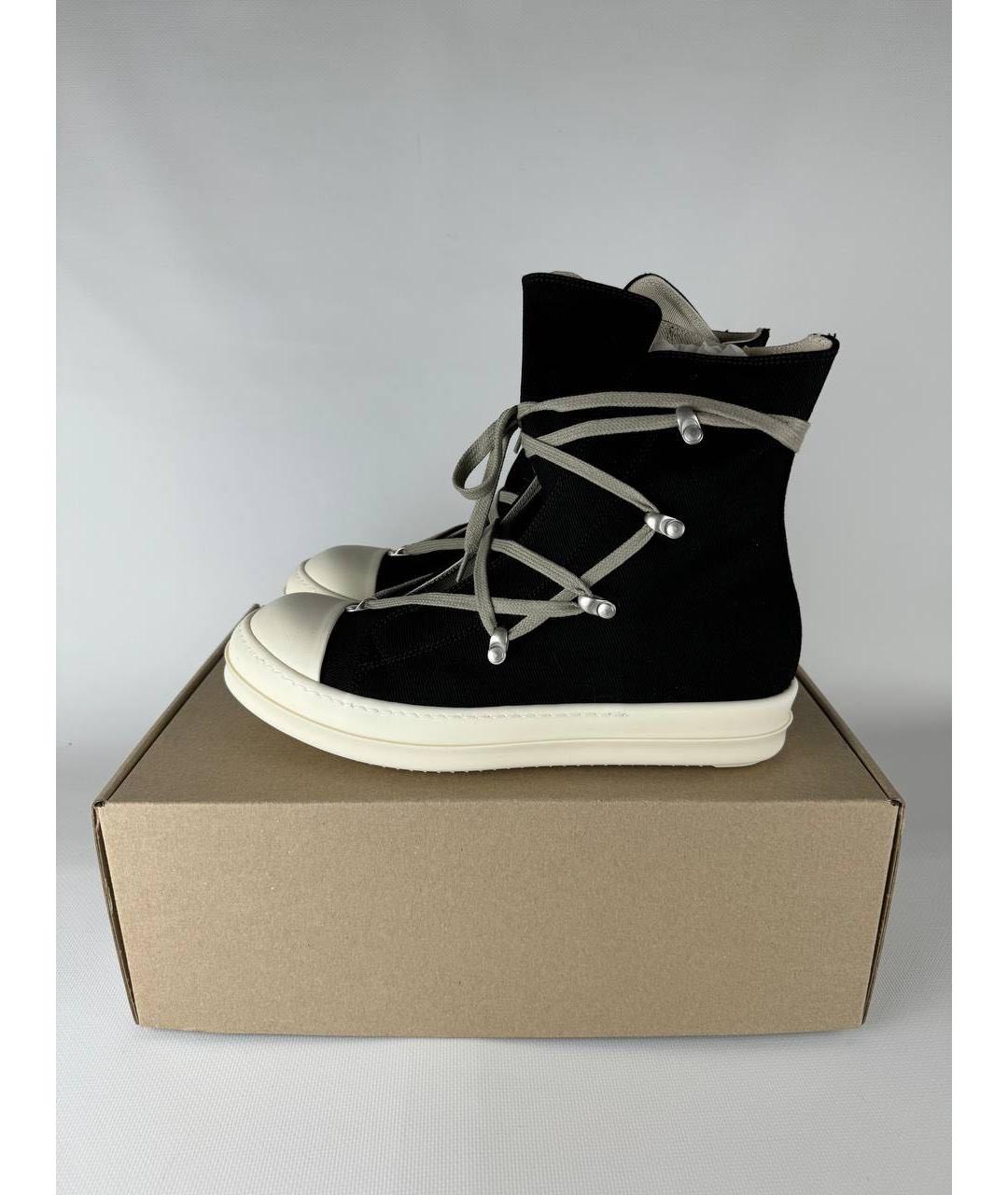 RICK OWENS DRKSHDW Черные кроссовки, фото 5