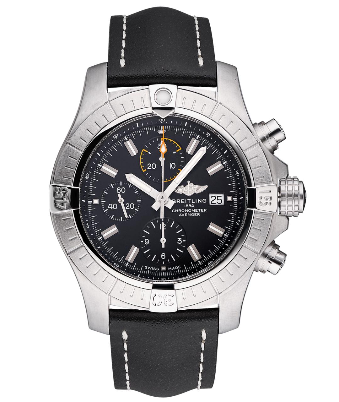 BREITLING Черные часы, фото 1