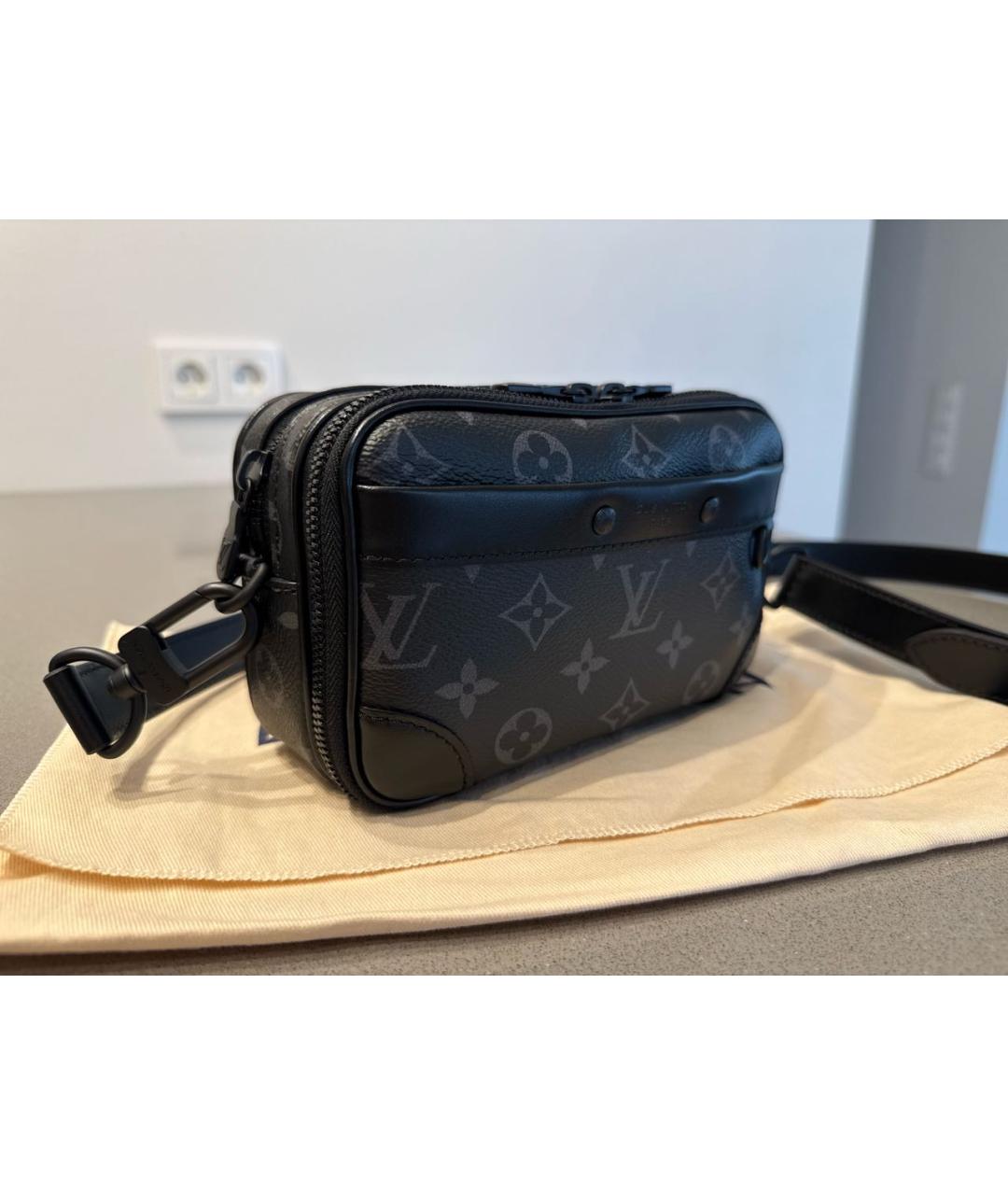 LOUIS VUITTON Черная сумка на плечо, фото 2