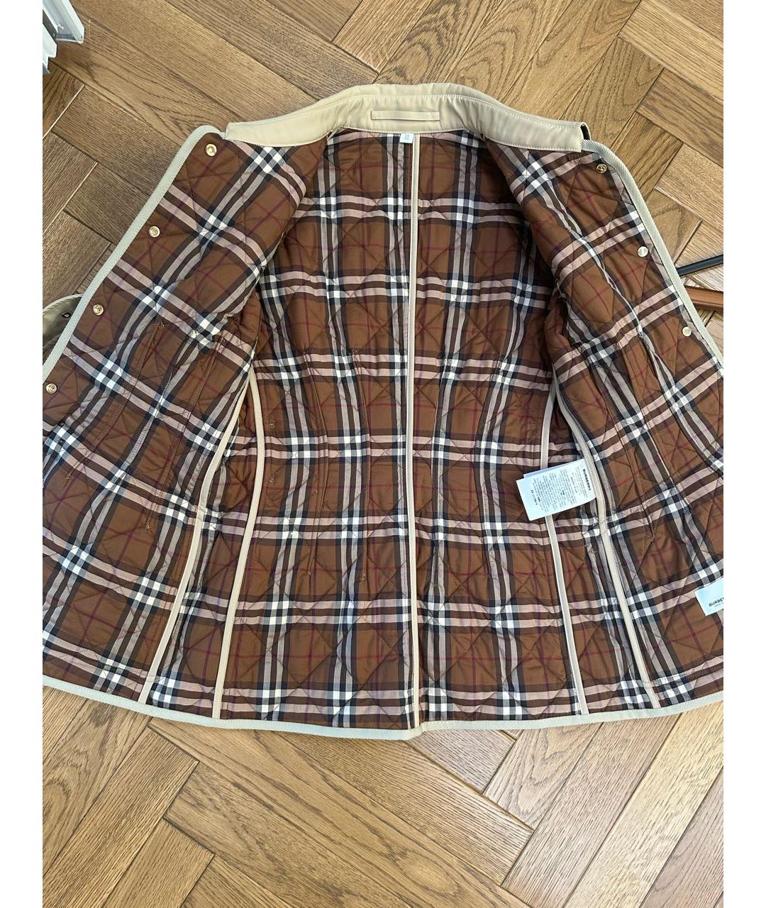 BURBERRY Бежевая куртка, фото 2