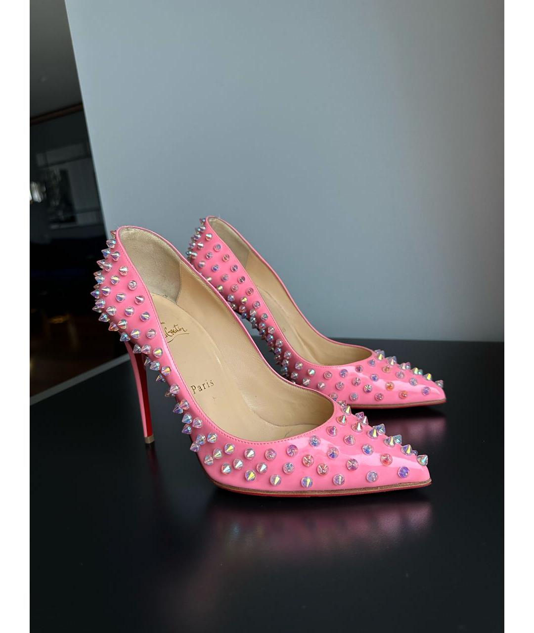 CHRISTIAN LOUBOUTIN Розовые туфли, фото 7