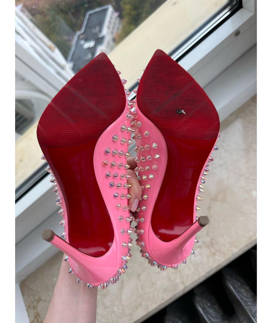 CHRISTIAN LOUBOUTIN Розовые туфли, фото 5