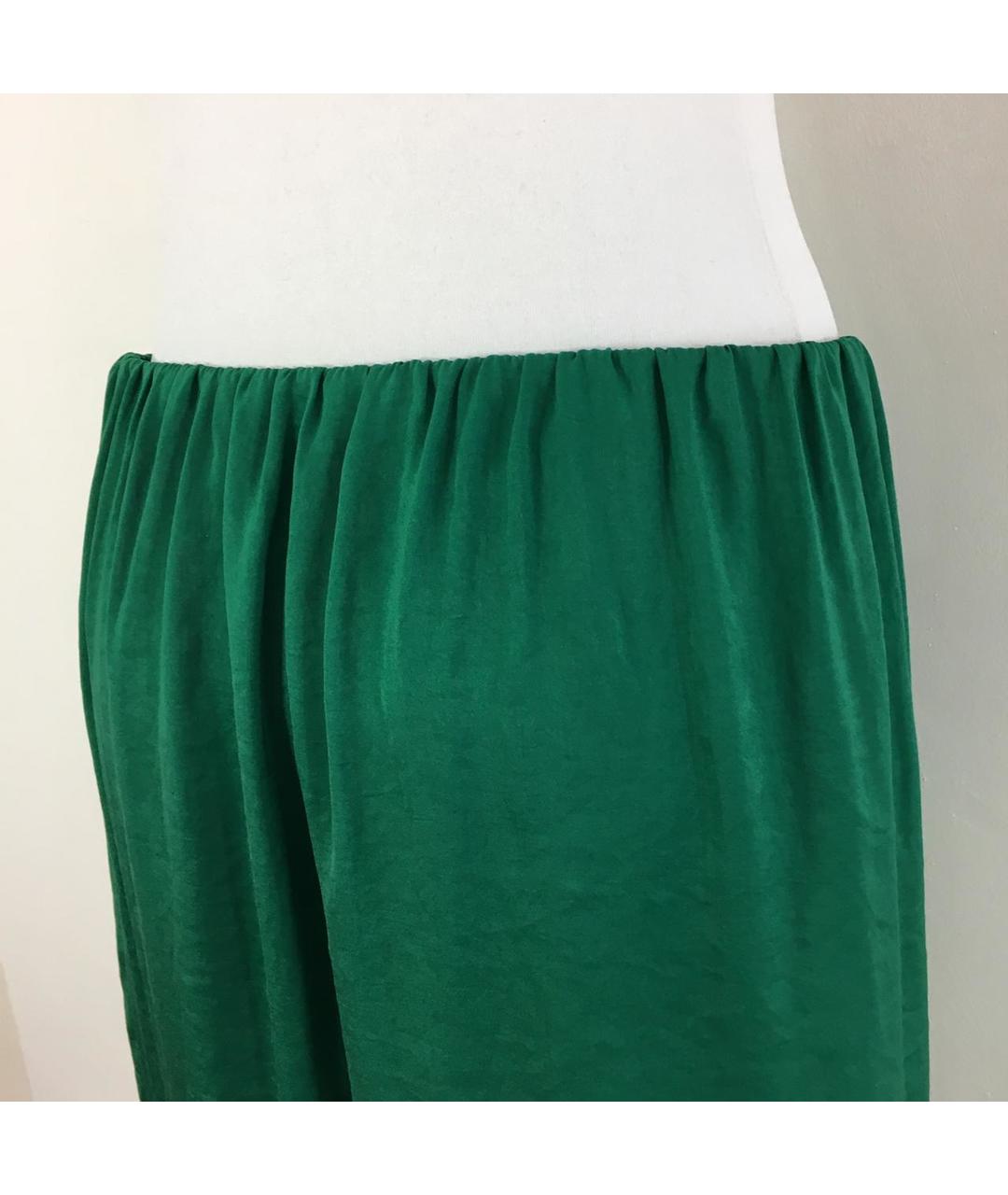 LANVIN Зеленая полиэстеровая юбка миди, фото 4