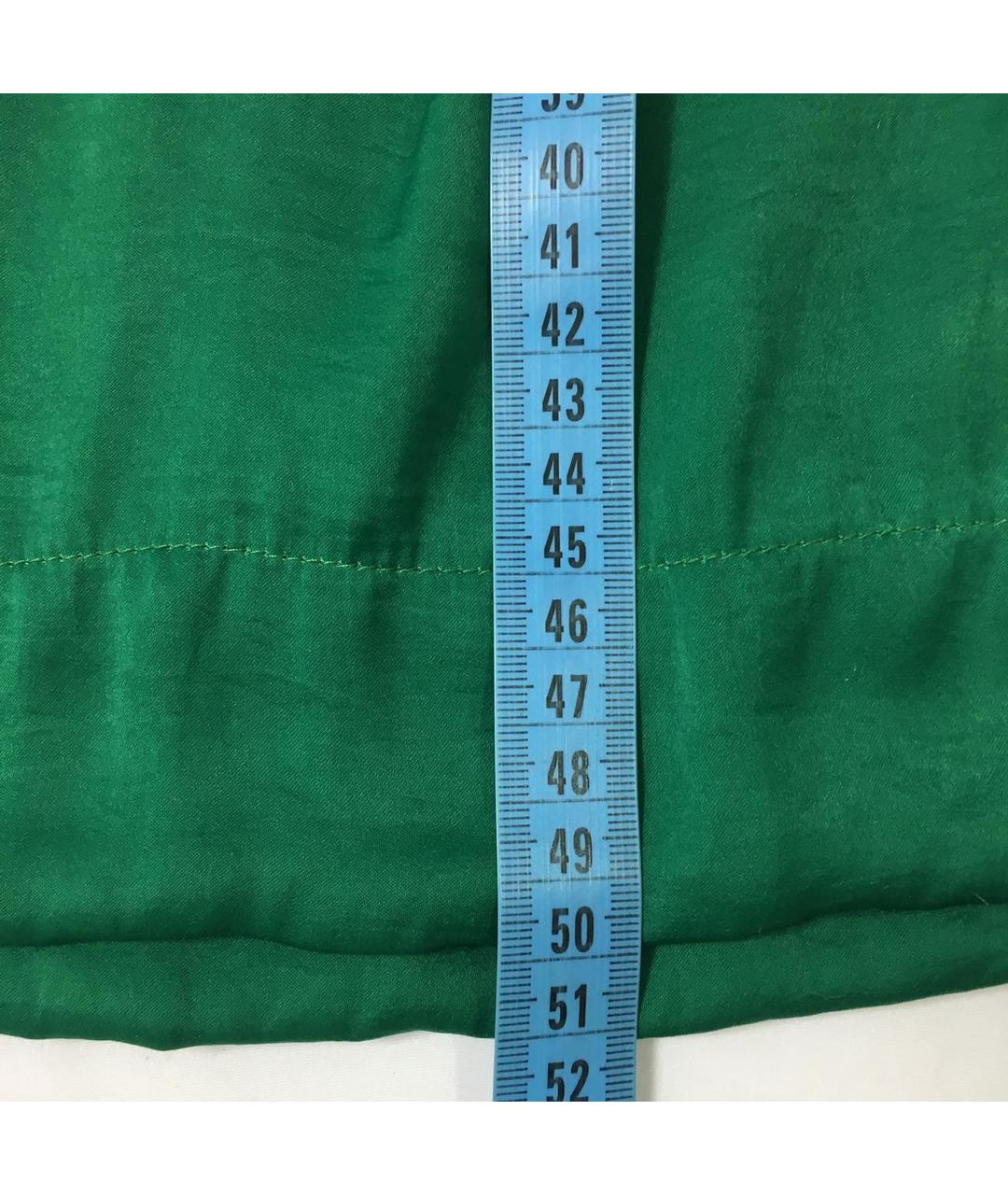 LANVIN Зеленая полиэстеровая юбка миди, фото 6