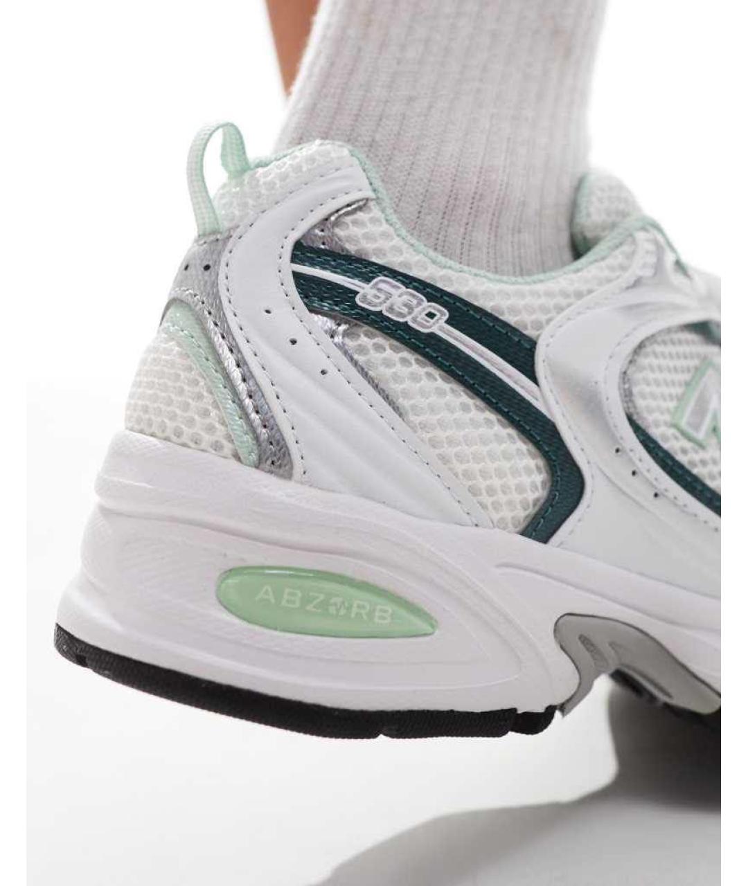 NEW BALANCE Белые неопреновые кроссовки, фото 7