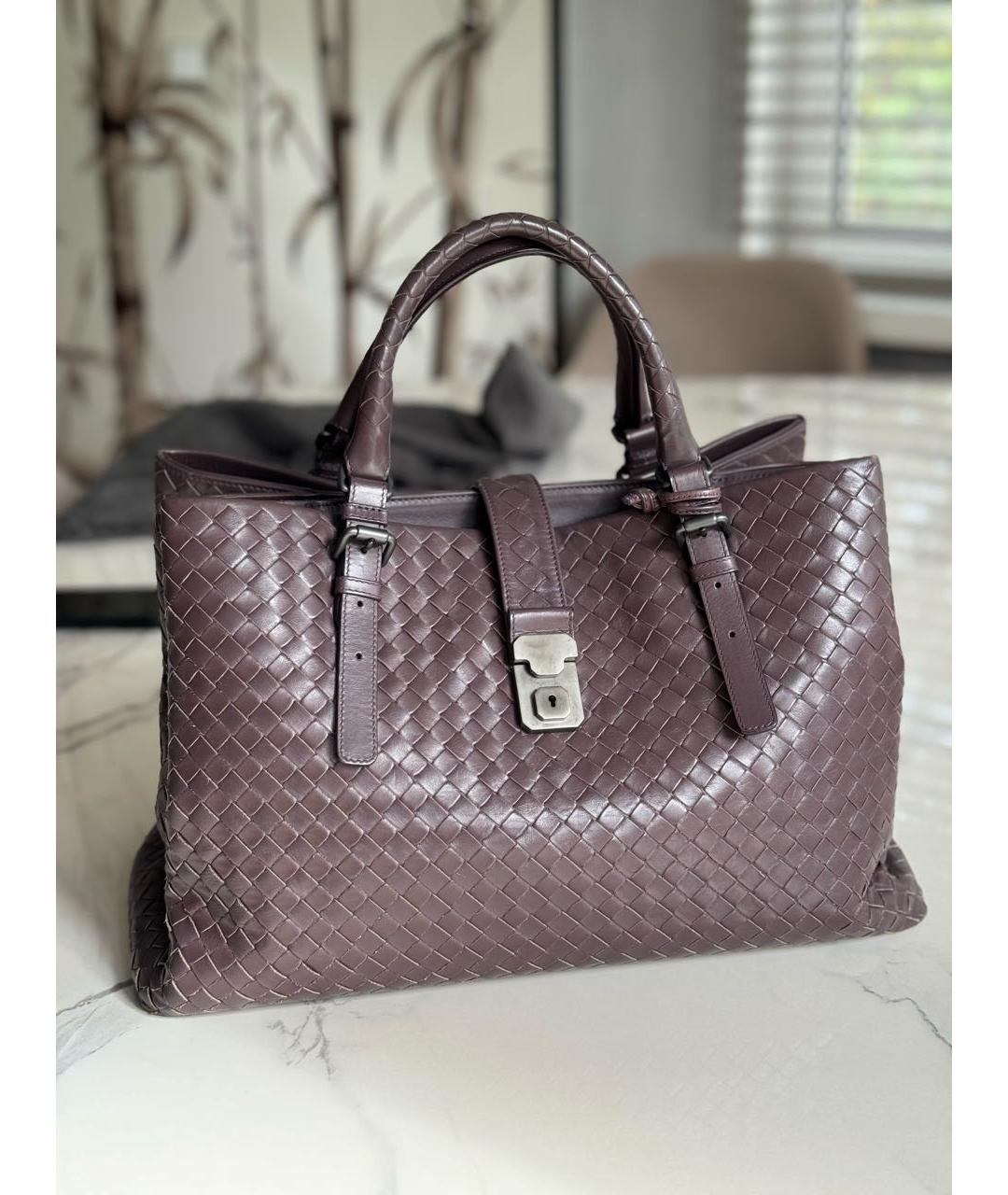 BOTTEGA VENETA Кожаная сумка с короткими ручками, фото 7