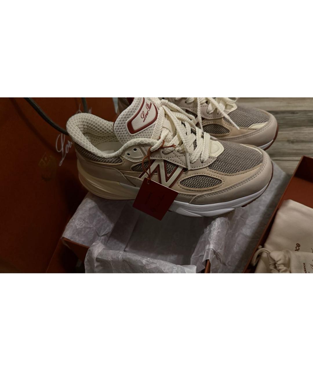 NEW BALANCE Бежевые кроссовки, фото 5