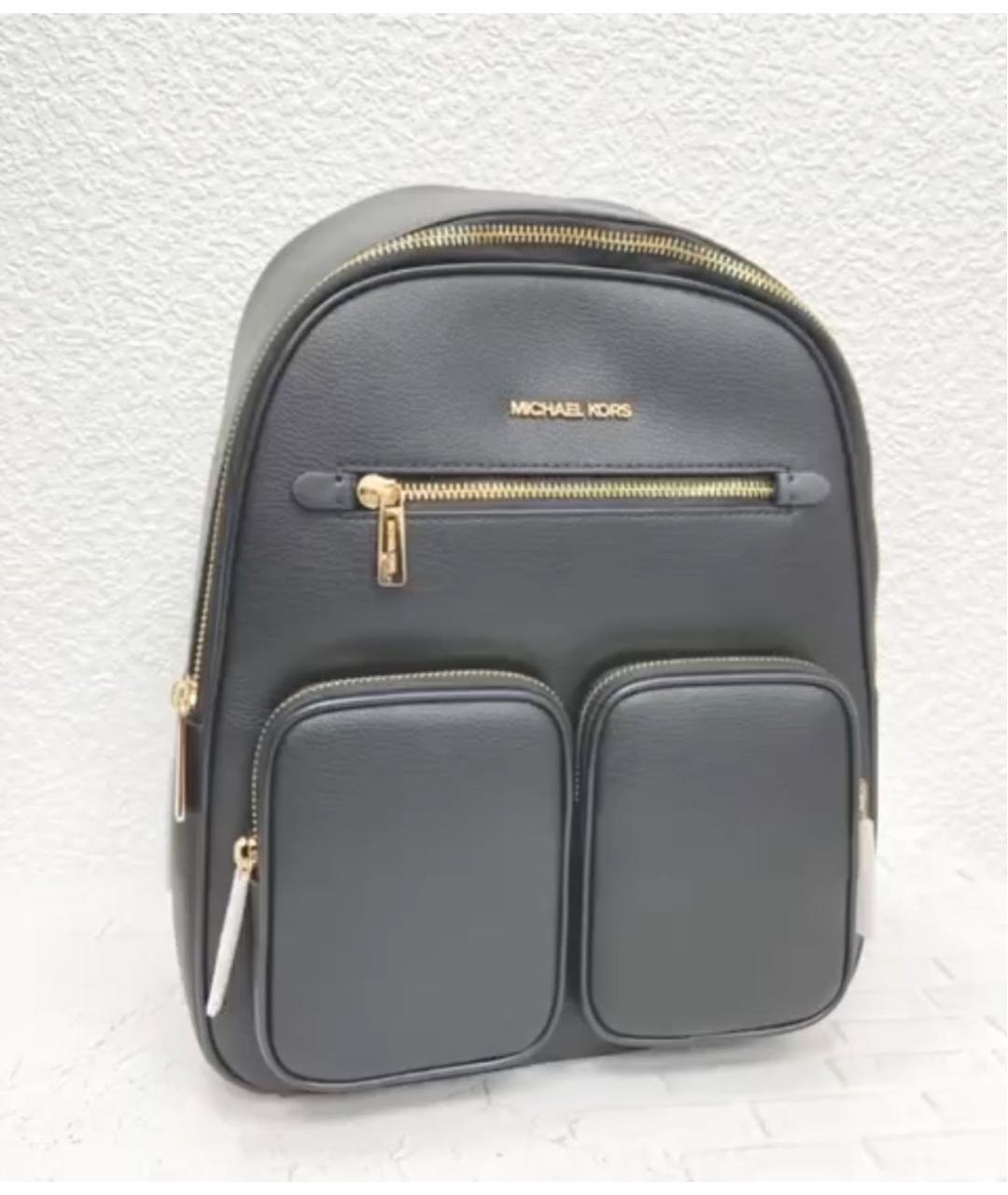 MICHAEL KORS Черный кожаный рюкзак, фото 7