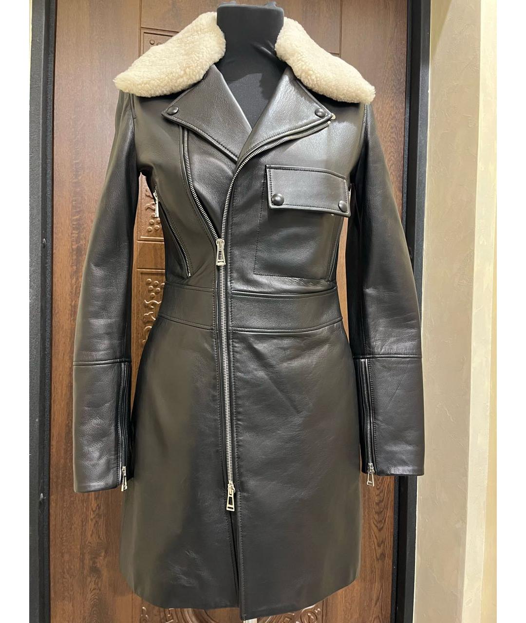 BELSTAFF Черное кожаное пальто, фото 9